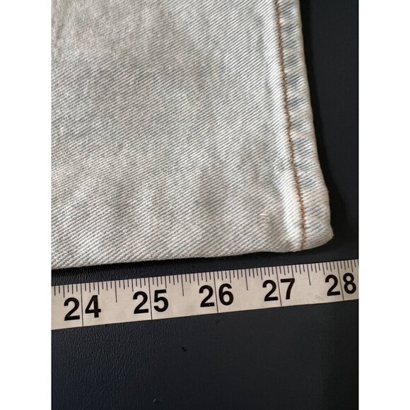 PacSun Womens High-Rise Two-Tone Mom‎ Jeans Size 25 Cotton Blend Blue & White - Picture 10 of 13